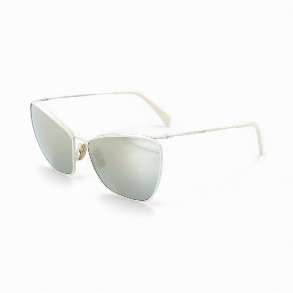 CELINE Women's 61mm white & gold Sunglasses
